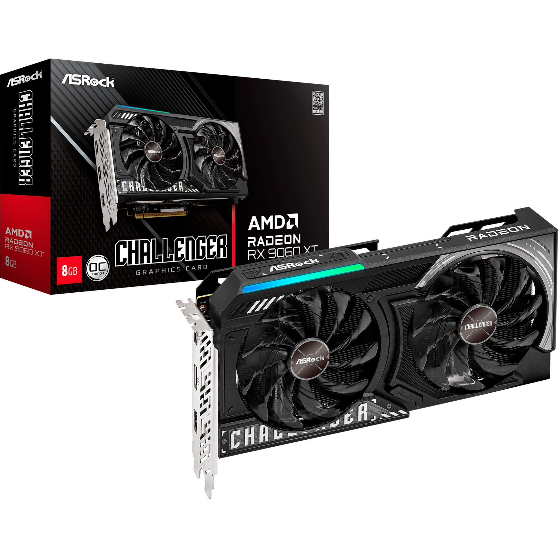 ASRock Radeon RX 9060 XT CHALLENGER OC 8GB