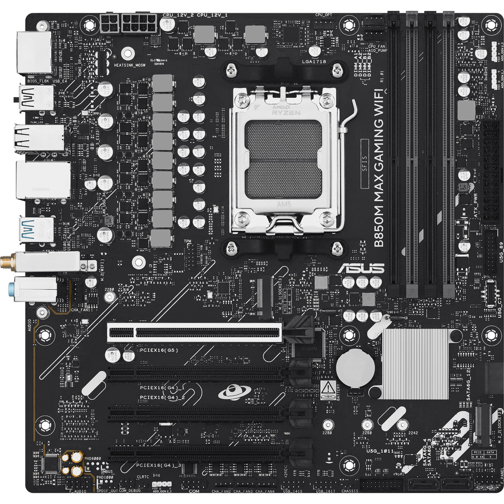 ASUS B850M MAX GAMING WIFI – Image 4