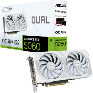 ASUS GeForce RTX 5060 DUAL OC WHITE 8GB