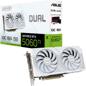 ASUS GeForce RTX 5060 Ti DUAL OC 8GB WHITE