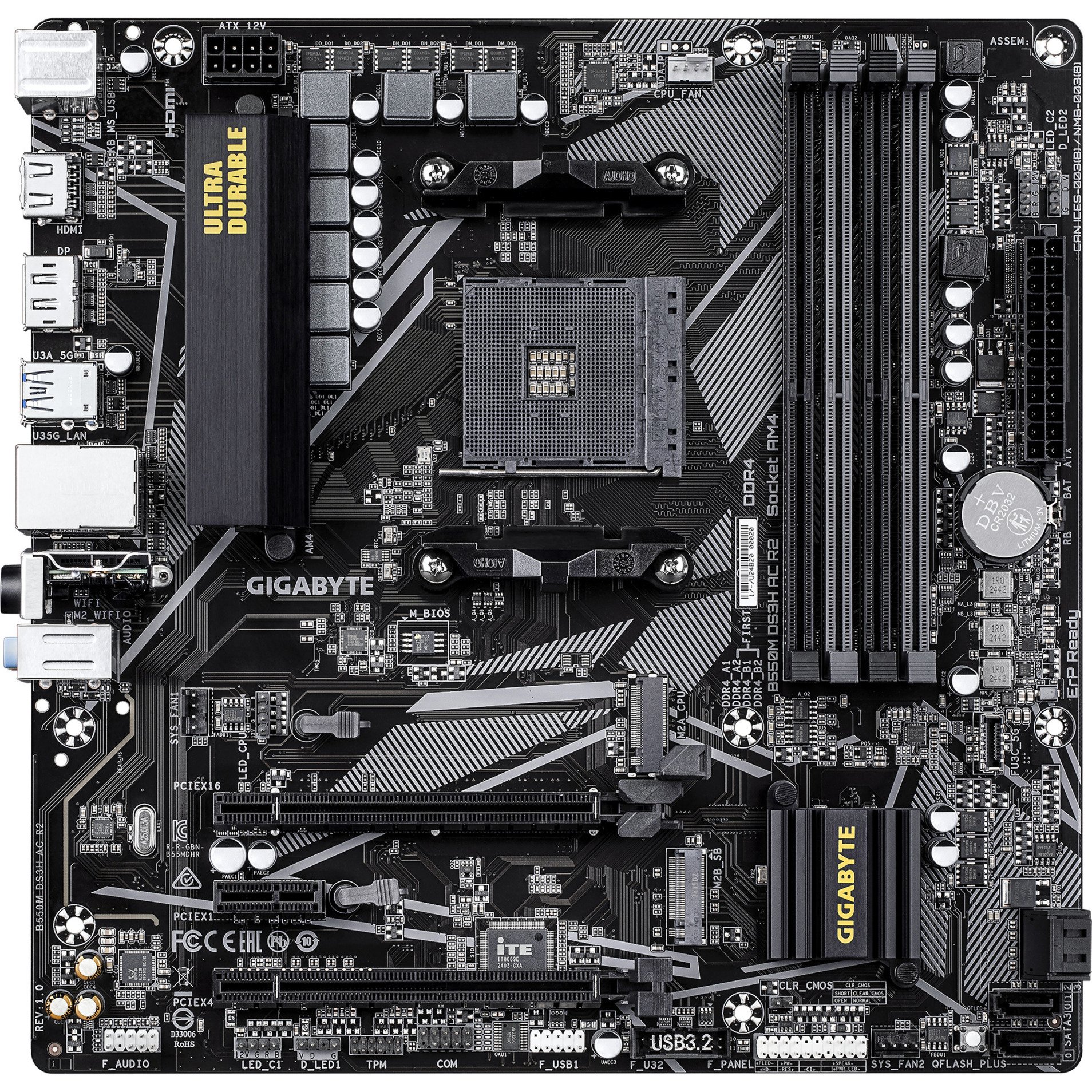 GIGABYTE B550M DS3H AC R2 – Image 3