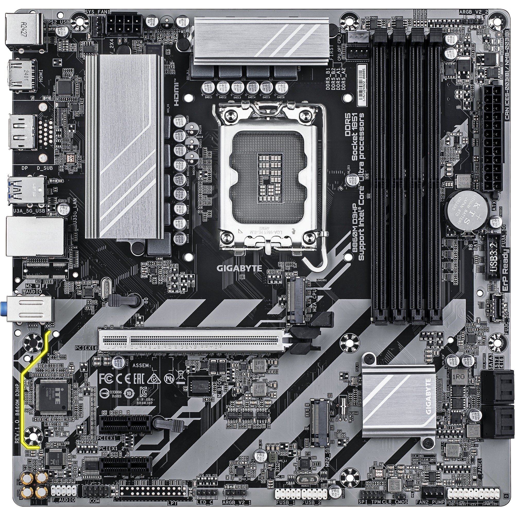 GIGABYTE B860M D3HP – Image 3