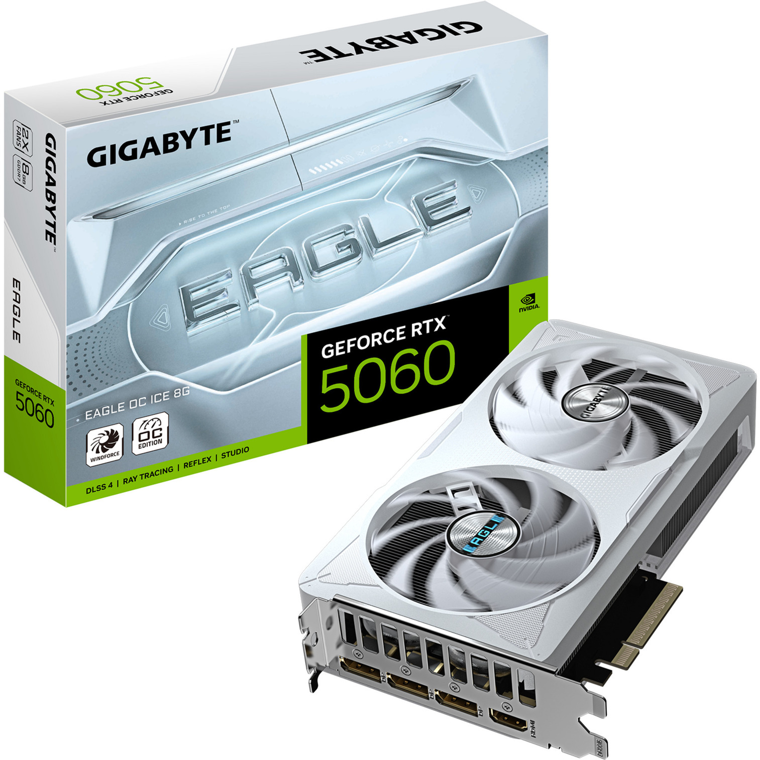 GIGABYTE GeForce RTX 5060 EAGLE OC ICE 8G