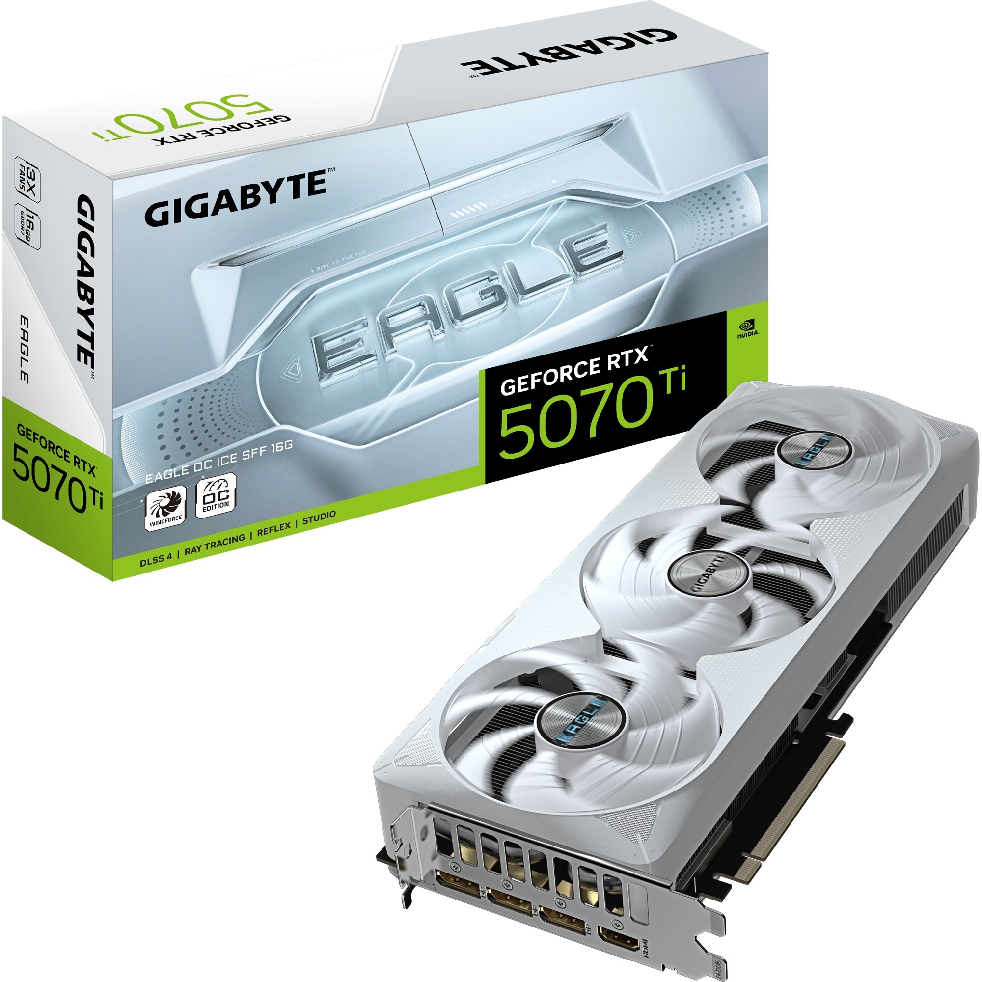 GIGABYTE GeForce RTX 5070 Ti EAGLE OC ICE 16G