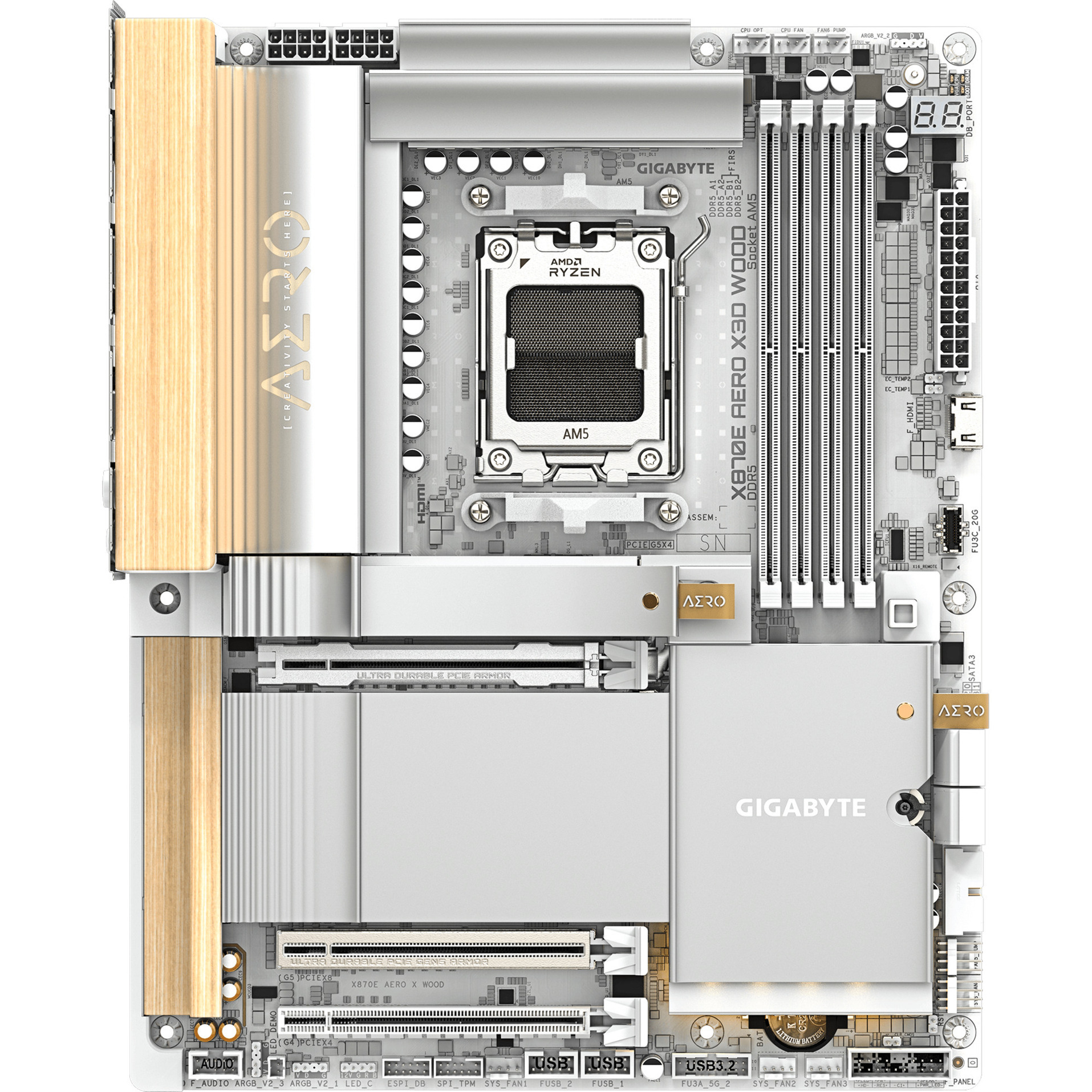 GIGABYTE X870E AERO X3D WOOD/holz – Image 3