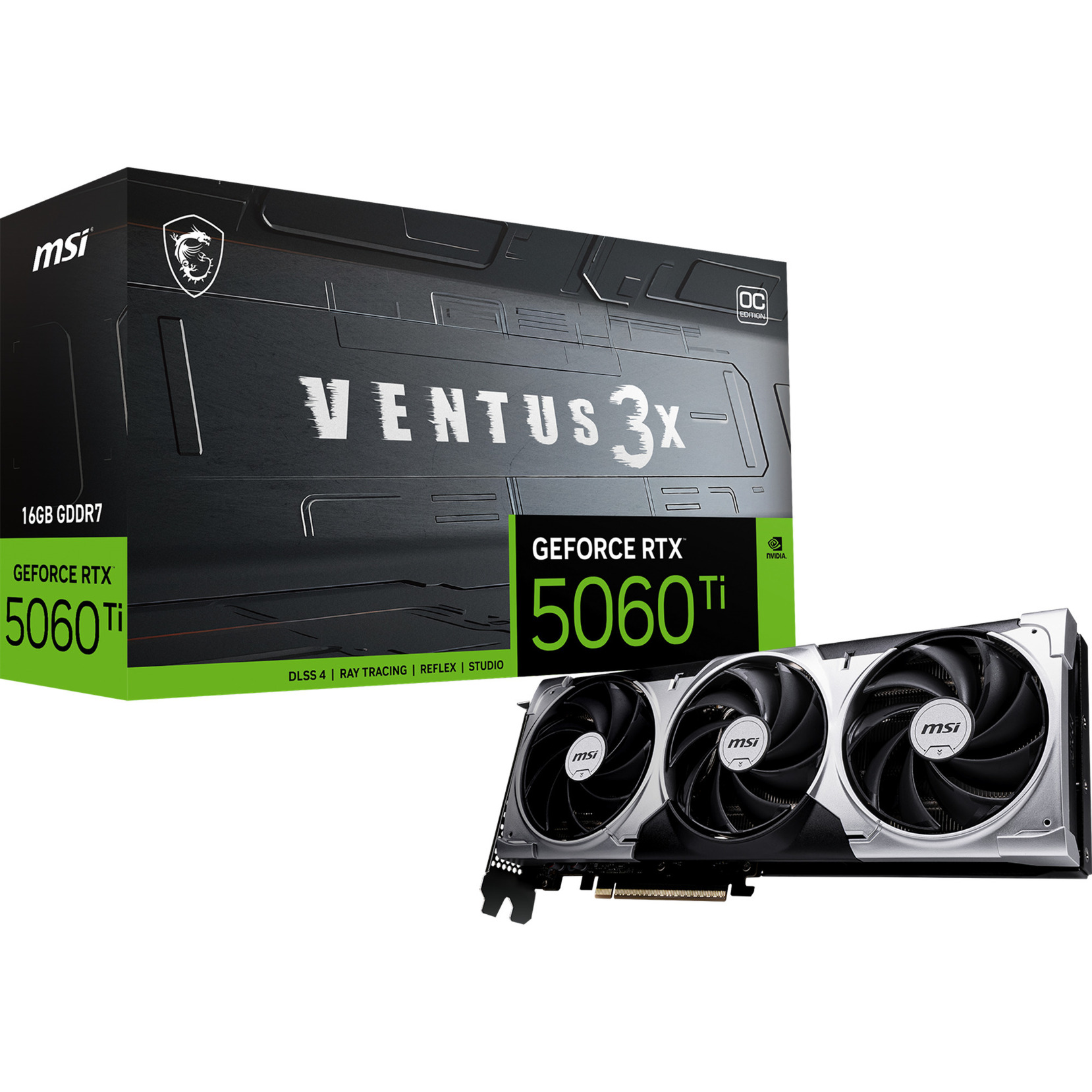 MSI GeForce RTX 5060 Ti VENTUS 3X OC 16G