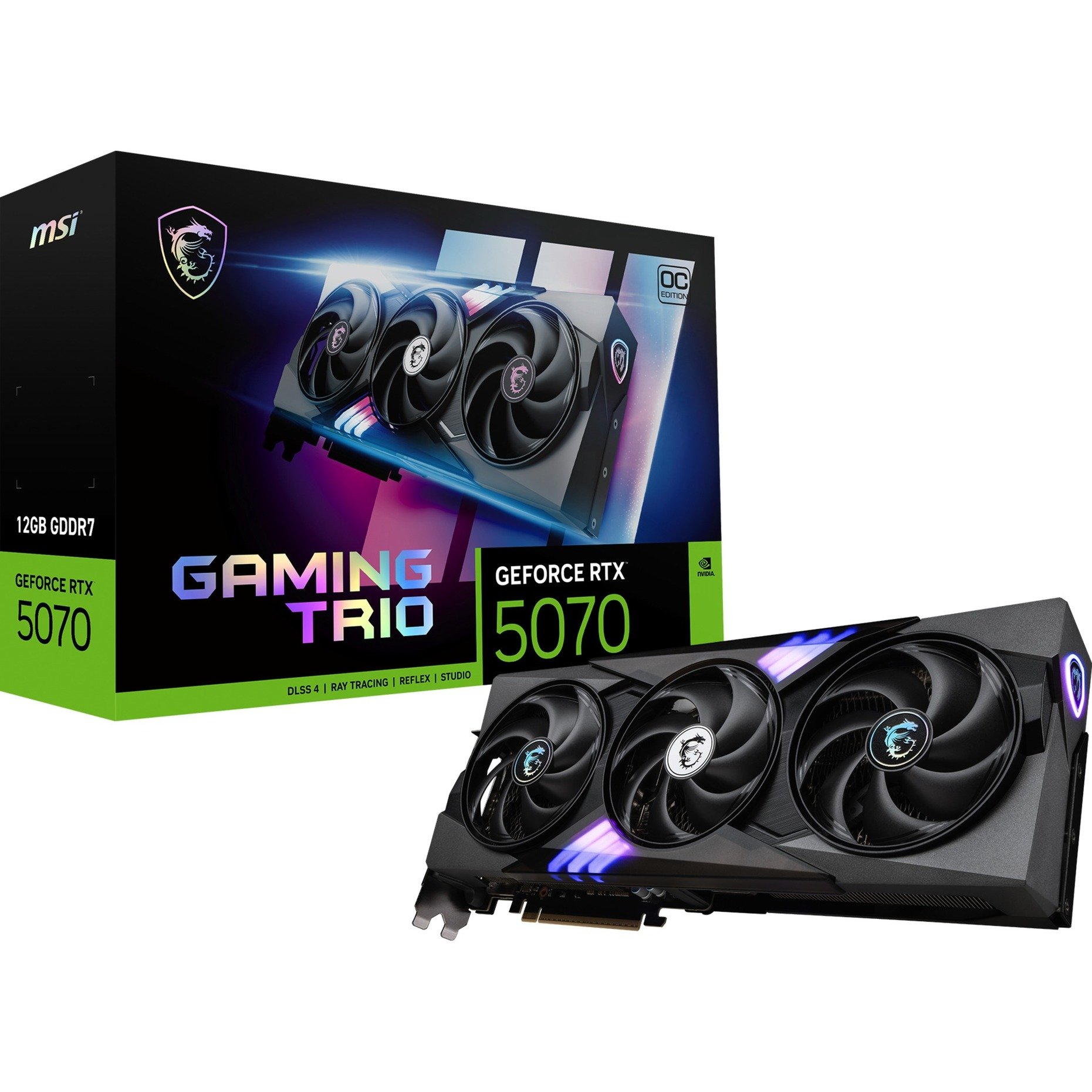 MSI GeForce RTX 5070 12G GAMING TRIO OC