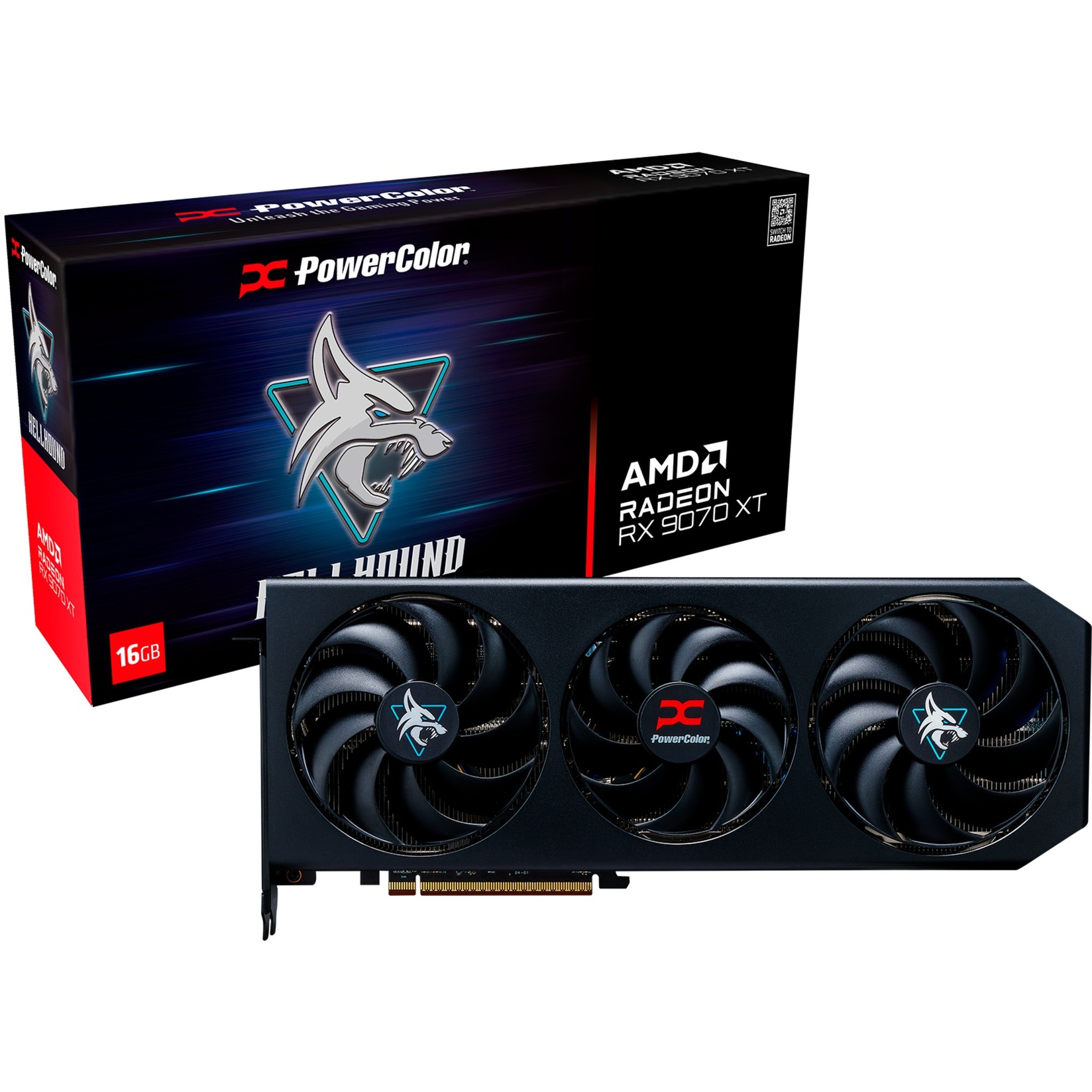 PowerColor Radeon RX 9070 XT Hellhound 16GB OC
