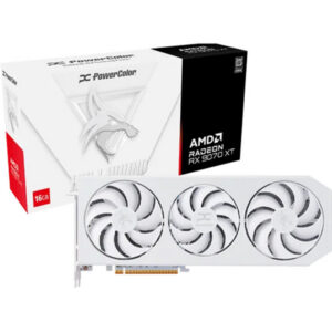 PowerColor Radeon RX 9070 XT Hellhound Spectral White OC