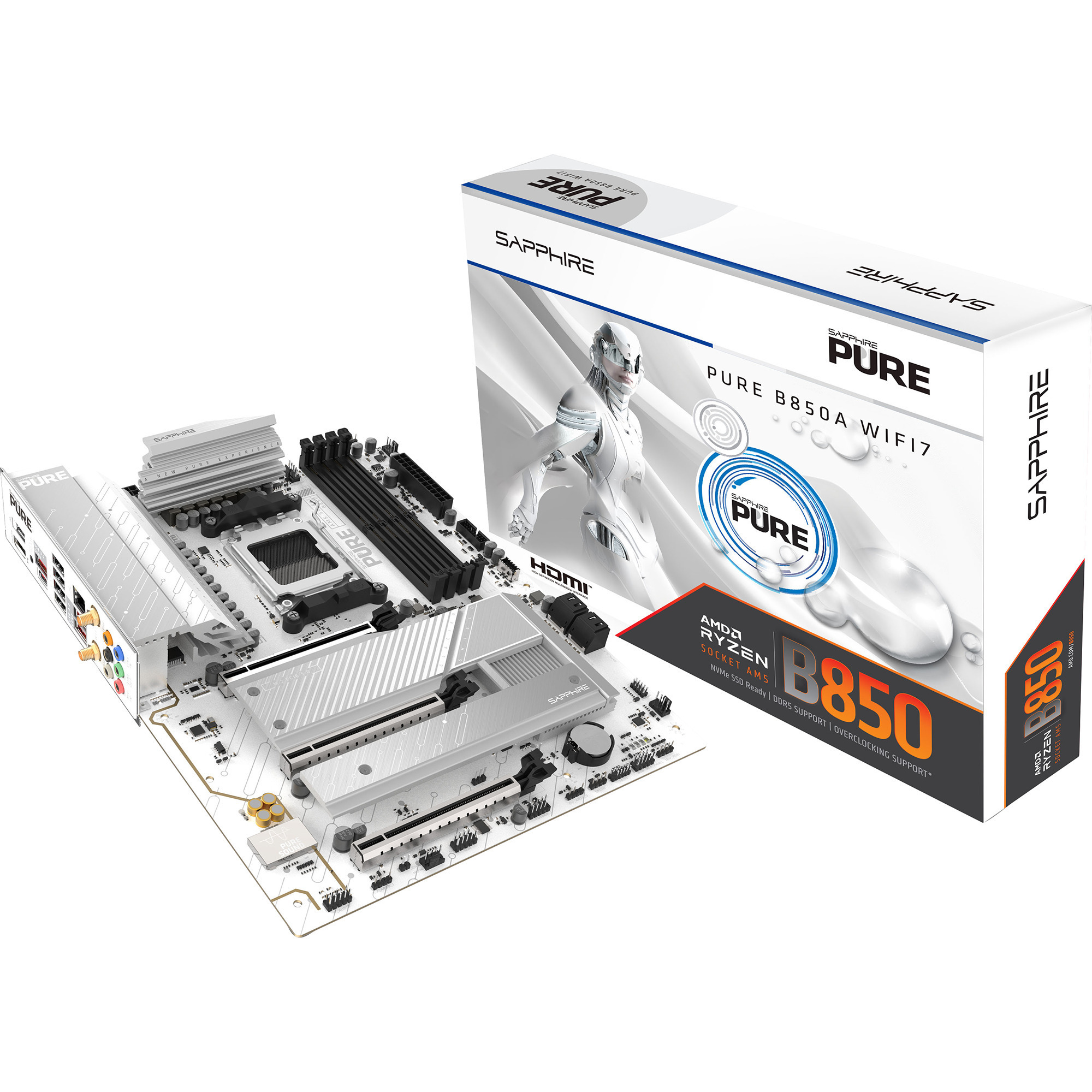 SAPPHIRE PURE B850A WIFI 7