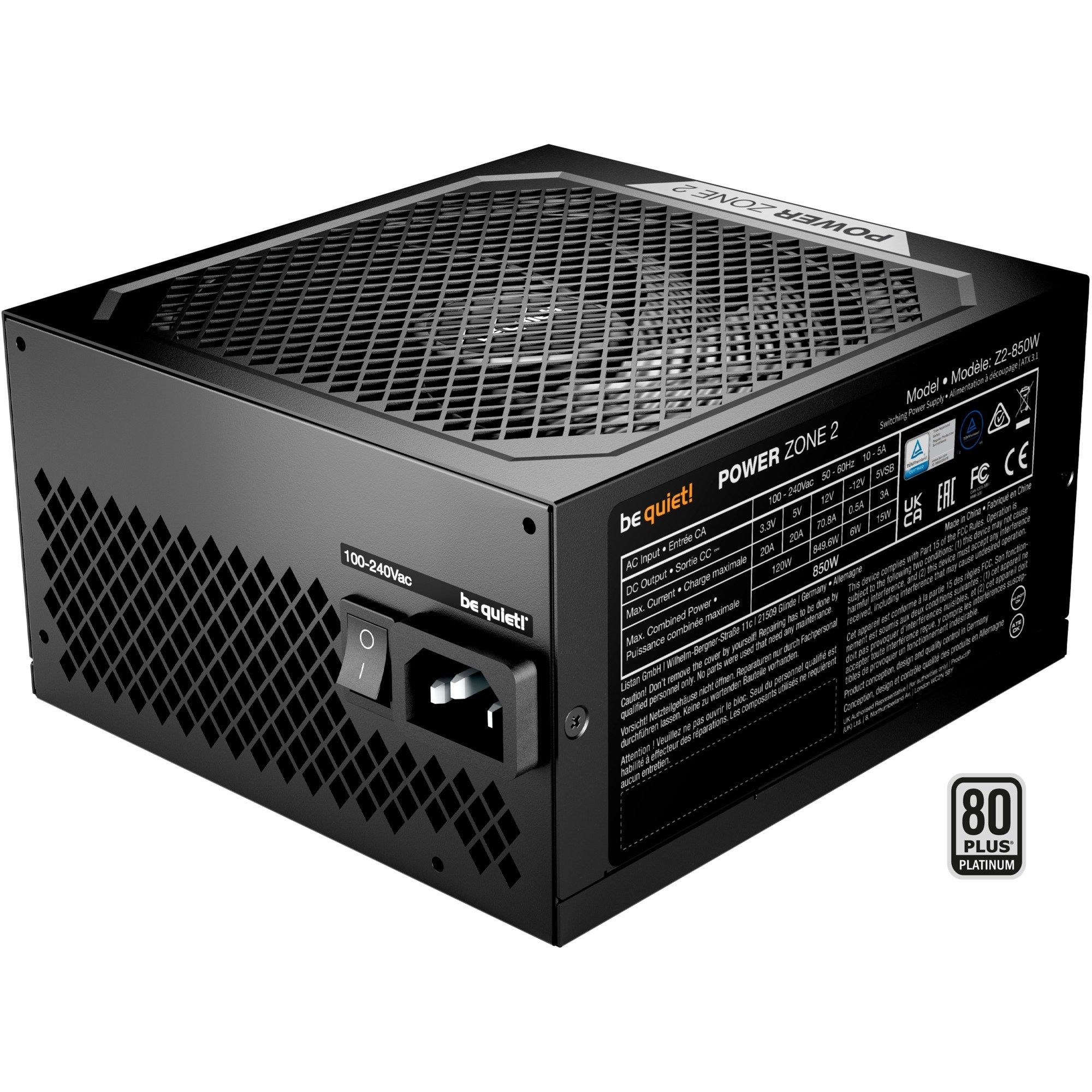 be quiet! POWER ZONE 2 850W