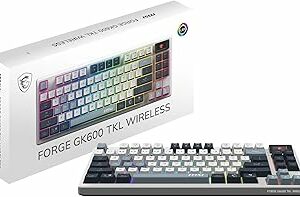 MSI Forge GK600 TKL Wireless Sky FR