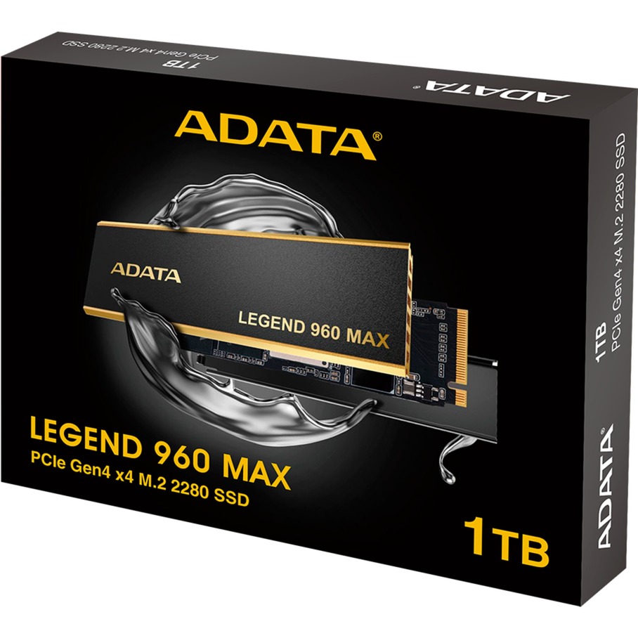 ADATA LEGEND 960 MAX 1 TB gris foncé/gold – Image 4