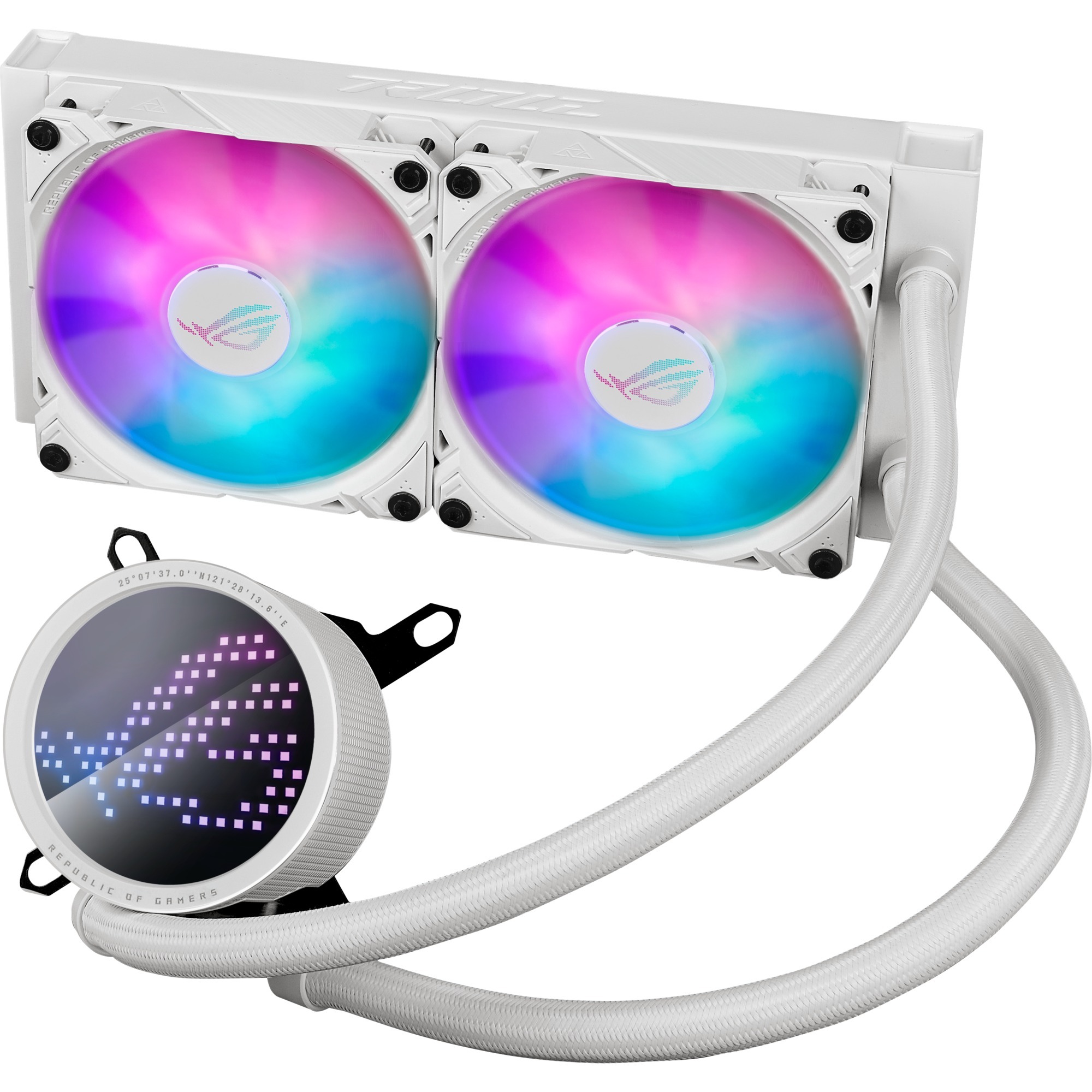 ASUS ROG RYUO III 240 ARGB Blanc Edition – Image 2