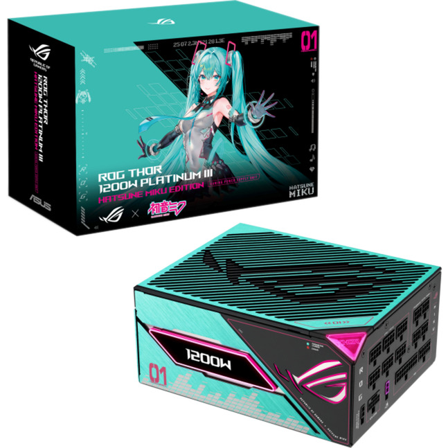 ASUS ROG Thor 1200W Platinum III Hatsune Miku Edition