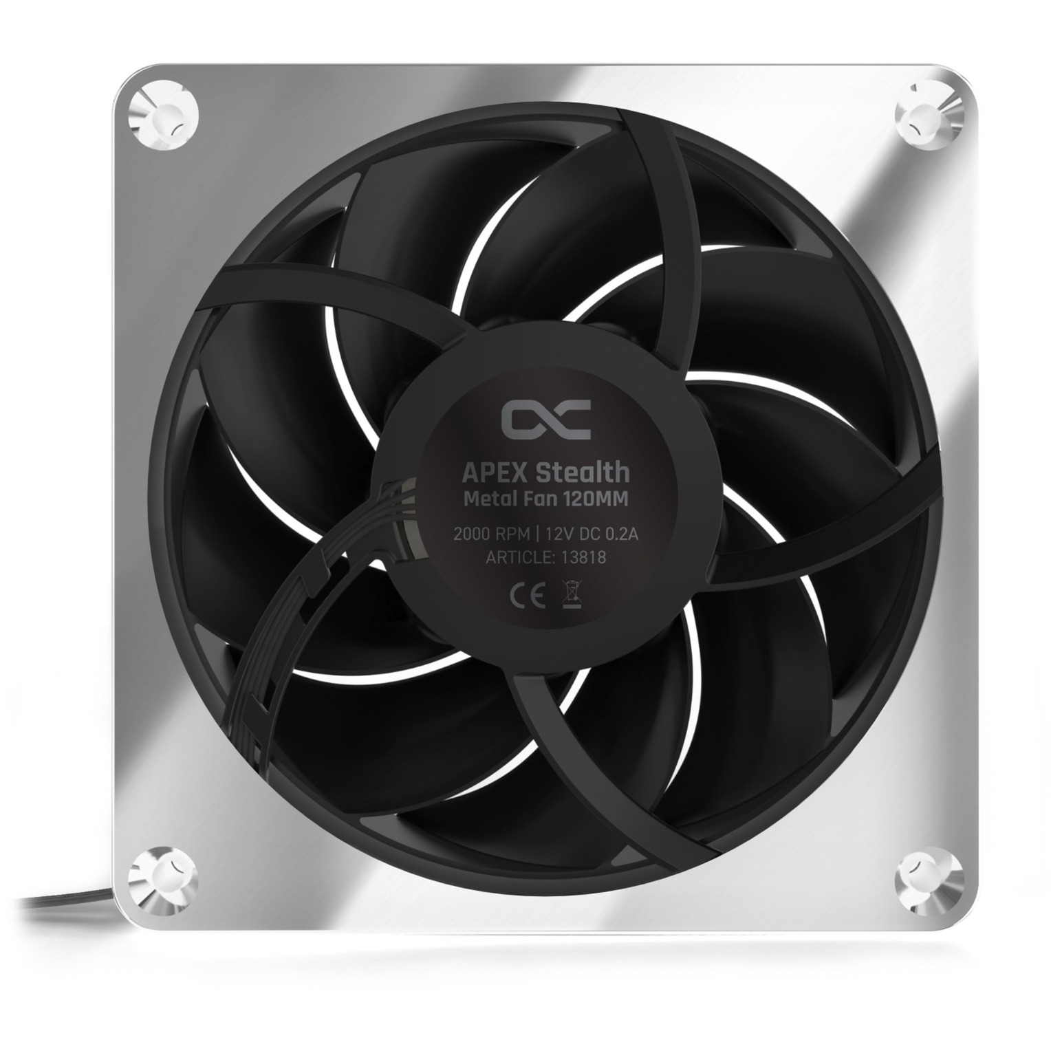 Alphacool Apex Stealth Metal 120mm 2000rpm – Image 3