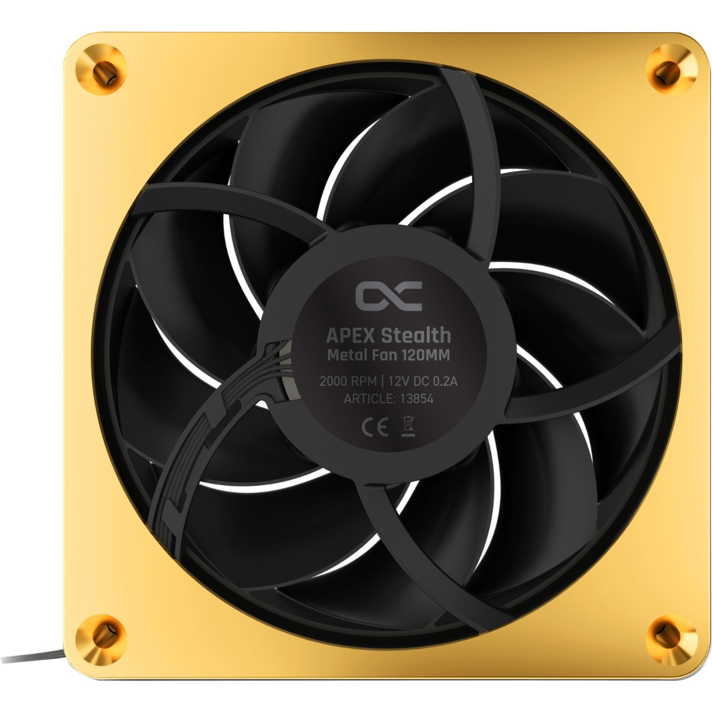 Alphacool Apex Stealth Metal 120mm 2000rpm – Image 3