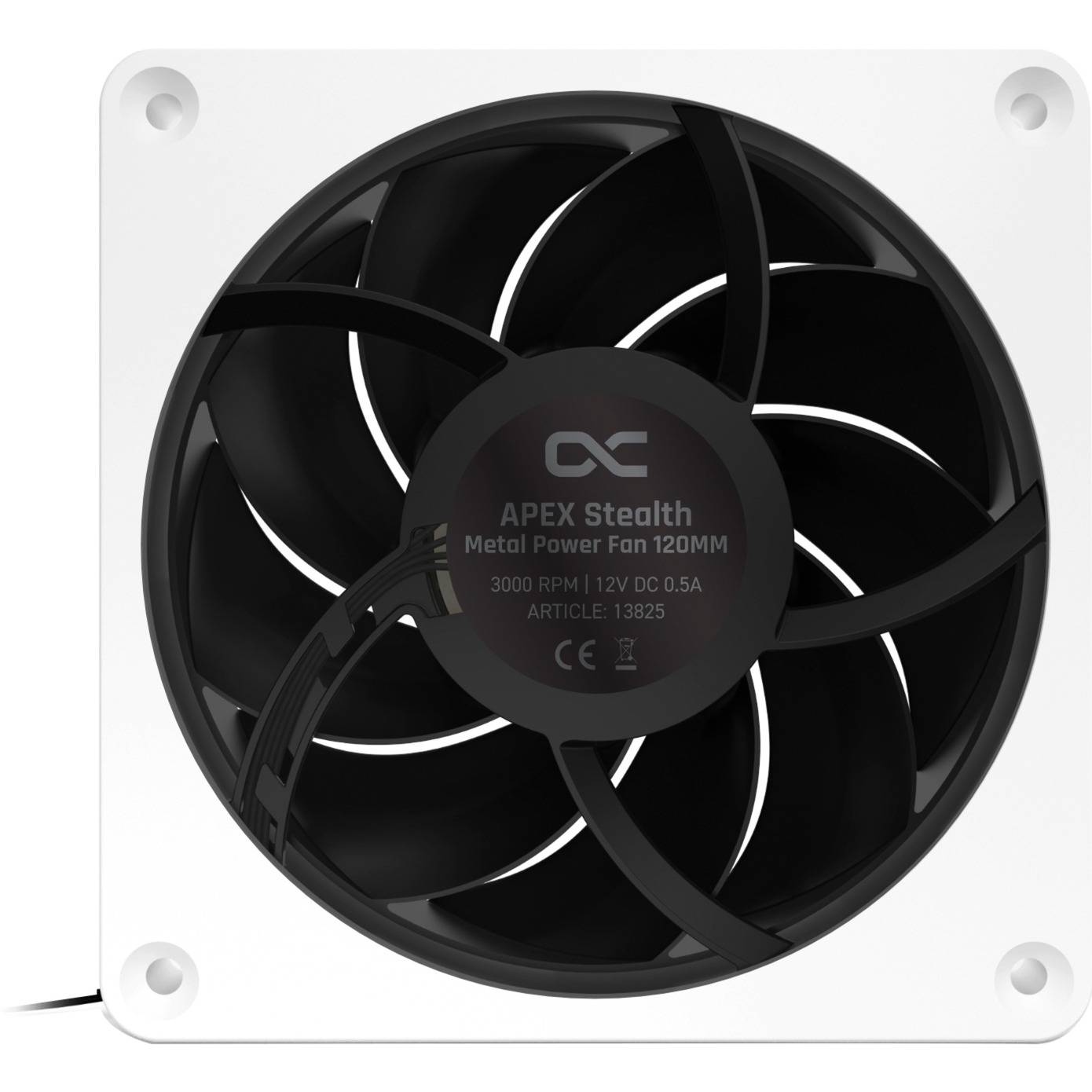 Alphacool Apex Stealth Metal Power 120mm 3000rpm – Image 3