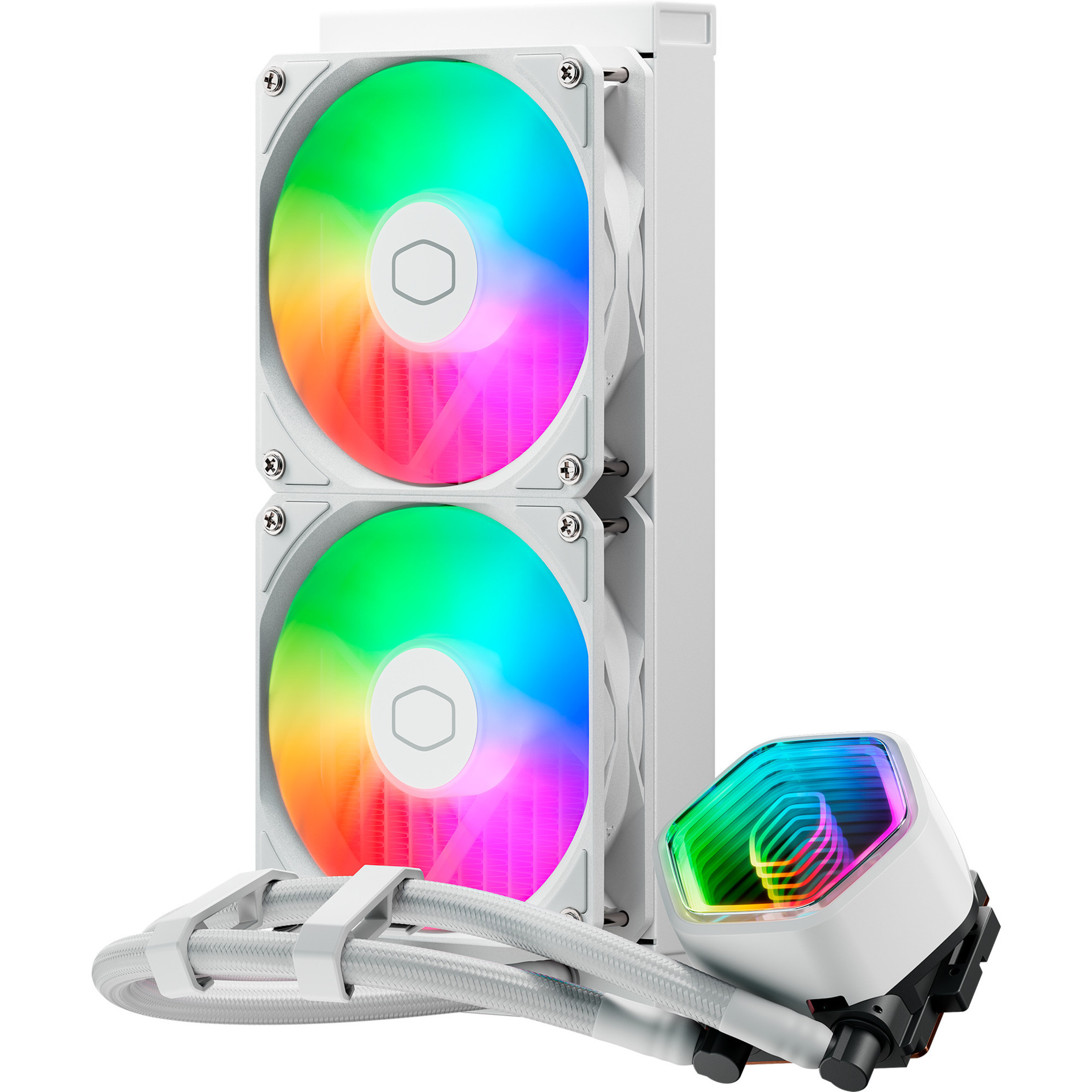 Cooler Master MasterLiquid 240 Core II ARGB Blanc – Image 2