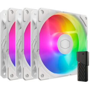 Cooler Master SickleFlow Edge 120 ARGB Blanc Edition Fan Kit