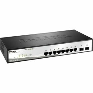 D-Link DGS-1210-10 Géré L2 Gigabit Ethernet (10/100/1000) 1U Noir