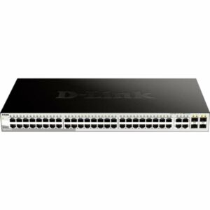 D-Link DGS-1210-52 Géré L2 Gigabit Ethernet (10/100/1000) 1U Noir