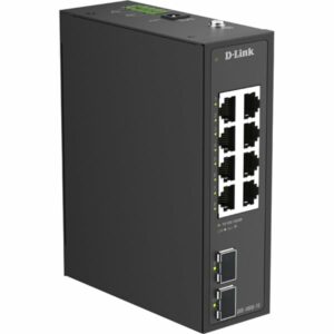 D-Link DIS-100G-10 commutateur réseau Non-géré L2 Gigabit Ethernet (10/100/1000) DIN rail Noir