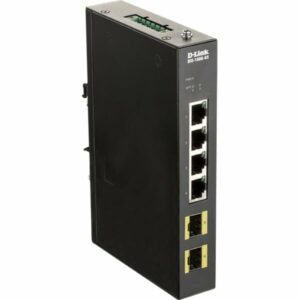 D-Link DIS-100G-6S commutateur réseau Non-géré Gigabit Ethernet (10/100/1000) DIN rail Noir