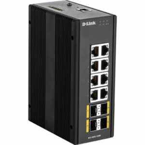D-Link DIS‑300G‑12SW Géré L2 Gigabit Ethernet (10/100/1000) Noir