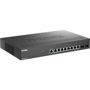 D-Link DMS-1250-10S/E commutateur réseau Géré 2.5G Ethernet (100/1000/2500) Noir