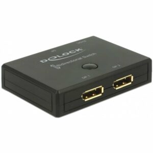 DeLOCK DisplayPort 2 - 1 Switch bi-directionnel 4K 60 Hz