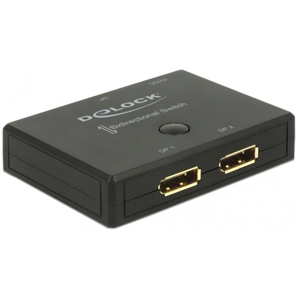 DeLOCK DisplayPort 2 - 1 Switch bi-directionnel 4K 60 Hz