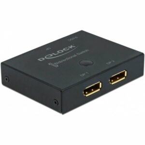 DeLOCK Commutateur DisplayPort 2 - 1 bidirectionnel 8K 30 Hz