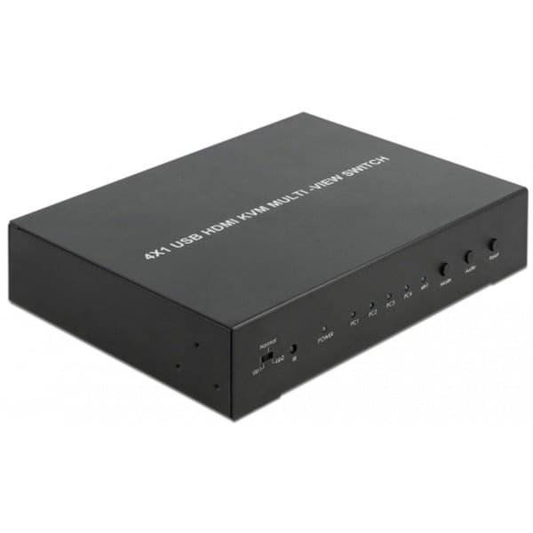 DeLOCK KVM 4in1 Multiview Switch 4x HDMI USB 2.0