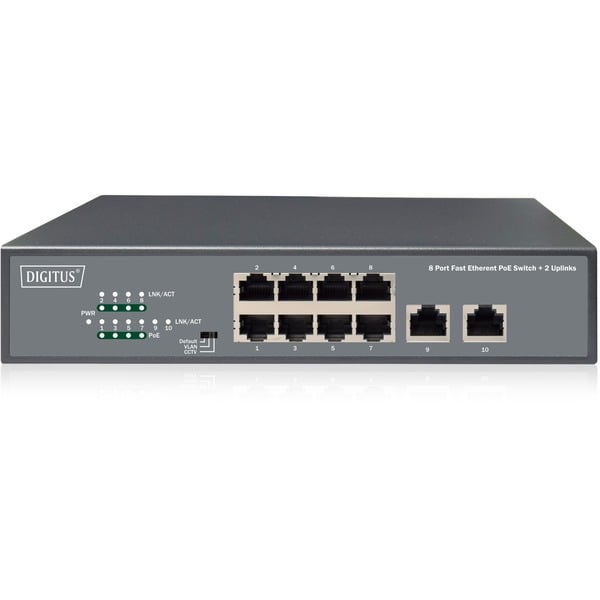 Digitus 8 Port Fast Ethernet PoE Switch – Image 2