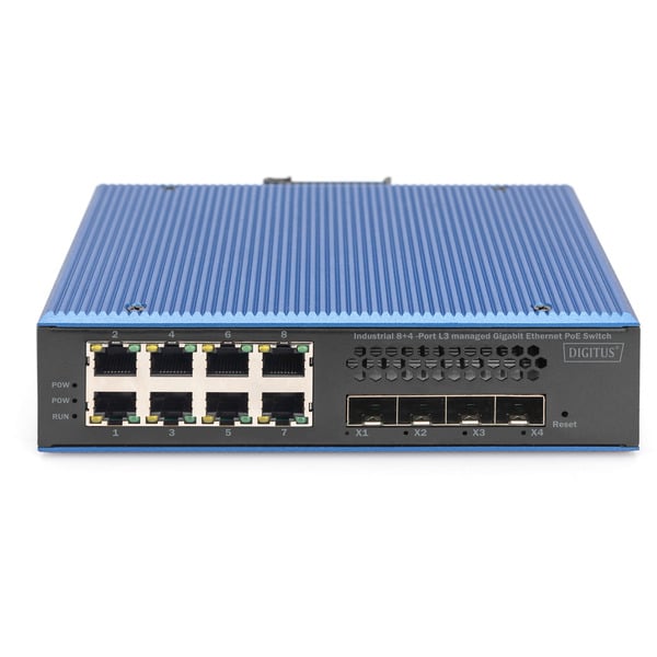 Digitus Gigabit industriel géré L3 avec 8 + 4 ports uplink 10G – Image 2