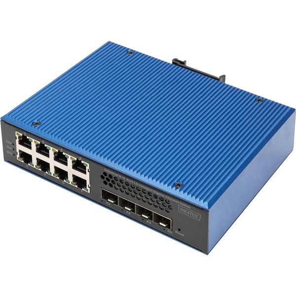 Digitus Gigabit industriel géré L3 avec 8 + 4 ports uplink 10G