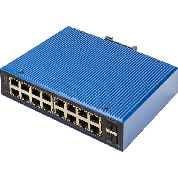 Digitus Gigabit Ethernet industriel géré L2 16+2 ports