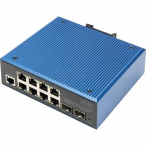 Digitus Commutateur Gigabit Ethernet PoE industriel géré L2 8+2 ports