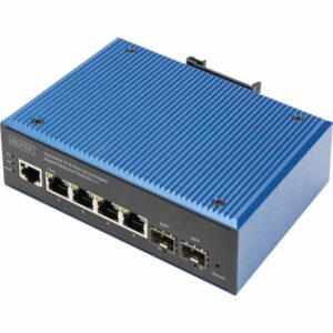 Digitus Commutateur Gigabit Ethernet industriel géré L2 8+2 ports