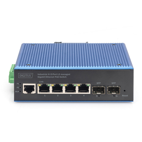 Digitus Commutateur Gigabit Ethernet industriel géré L2 8+2 ports – Image 2