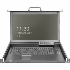Digitus Console KVM LCD HD modulaire avec écran TFT 17" 16 ports VGA