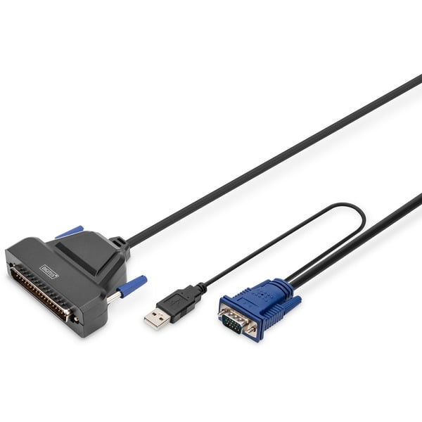 Digitus Console KVM LCD HD modulaire avec écran TFT 19" 1 port VGA – Image 4