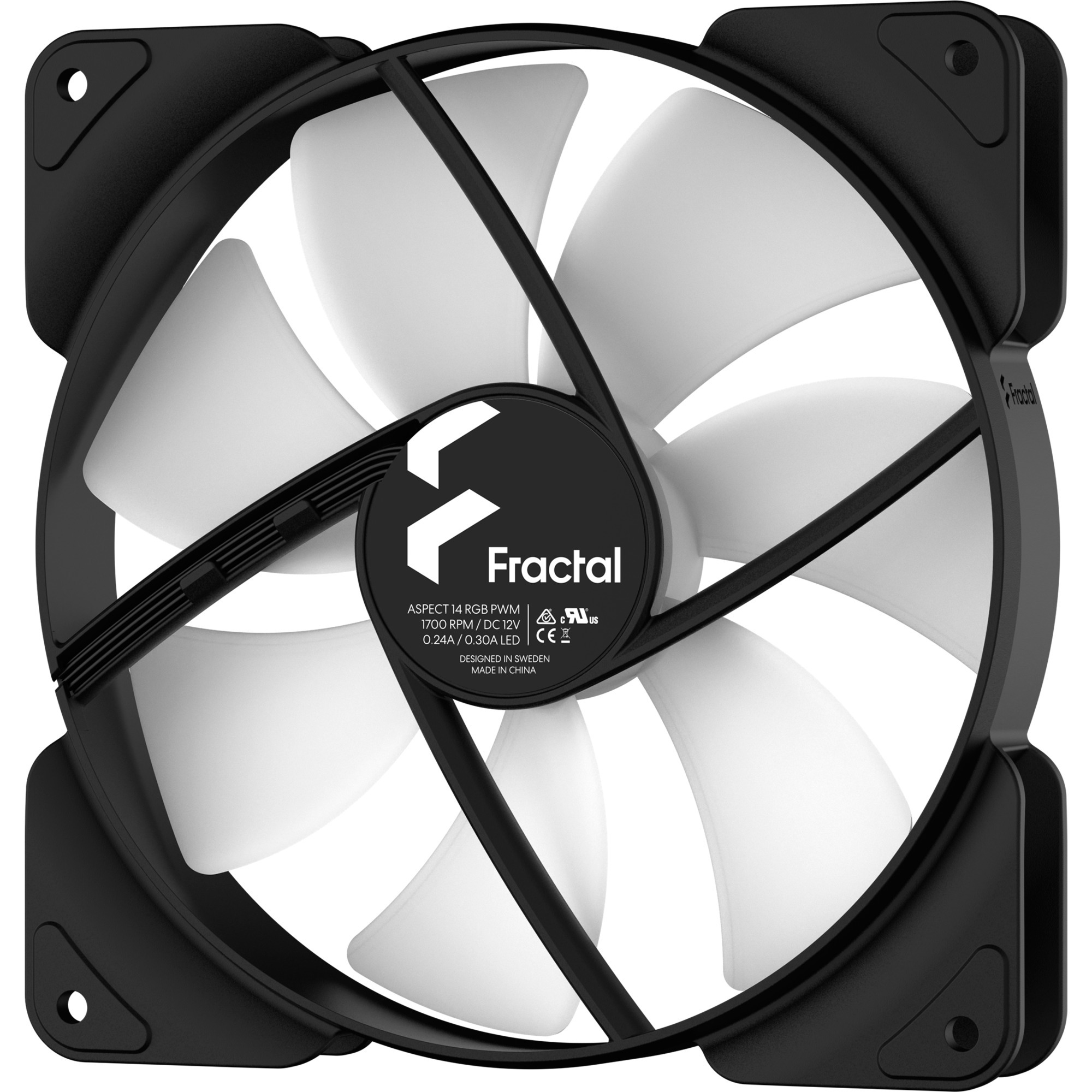 Fractal Design Aspect 14 RGB PWM Noir Frame – Image 3