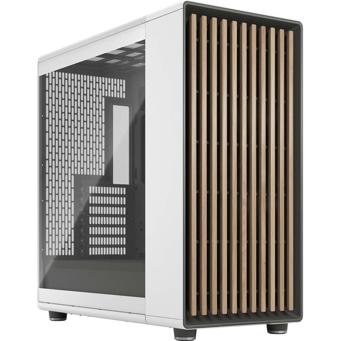 Fractal Design North XL Chalk Blanc TG Clear/holz-Version