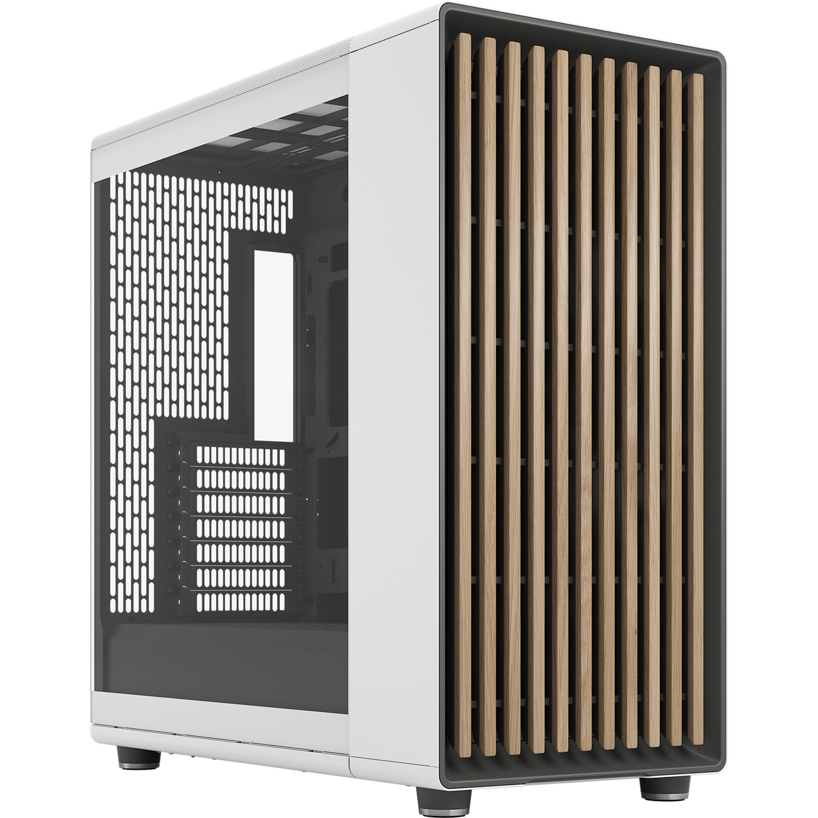 Fractal Design North XL RC Chalk Blanc TG Clear/holz-Version