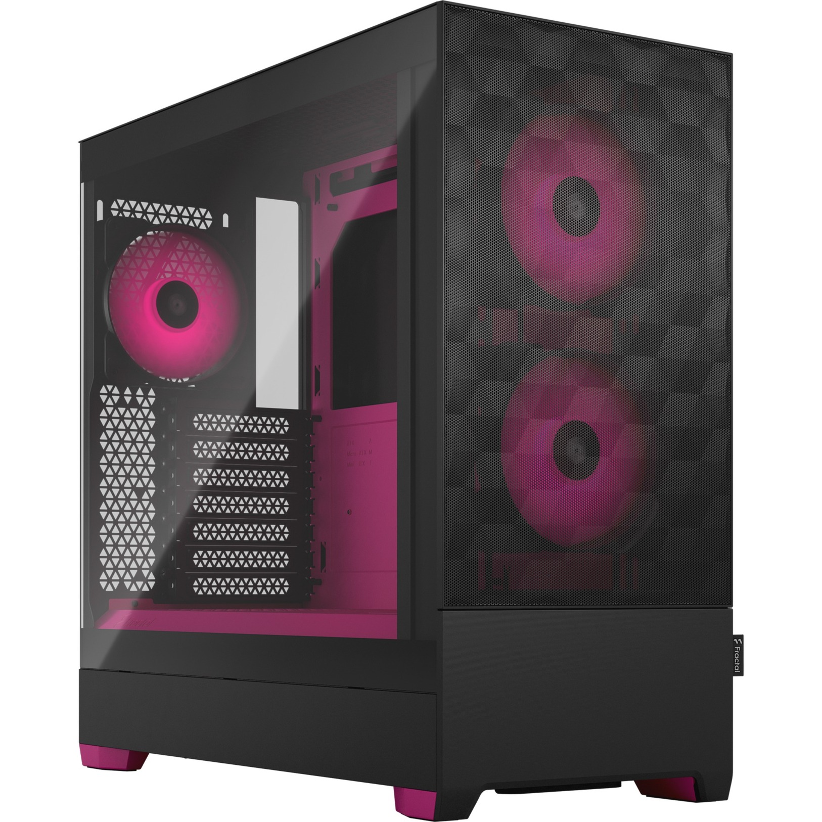Fractal Design Pop Air RGB Magenta Core TG Clear Tint/magenta