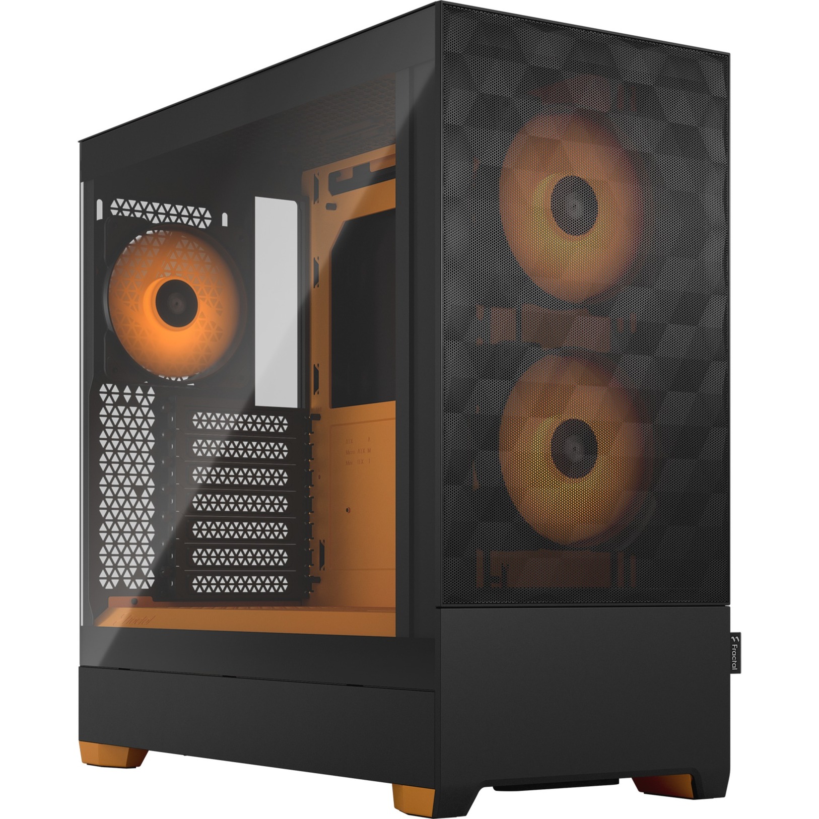 Fractal Design Pop Air RGB Orange Core TG Clear Tint/orange