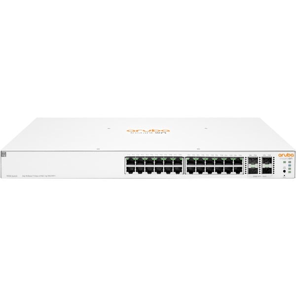 Hewlett Packard Enterprise Commutateur Instant On réseau 24 ports Gigabit CL4 PoE 4 ports SFP+ 195