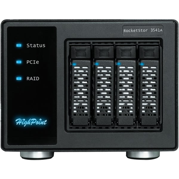 HighPoint RocketStor 6541AW 4-Bay PCIe 4.0 x16 NVMe, RAID- – Image 3